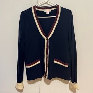 Navy Blue Cardigan